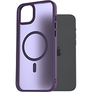 AlzaGuard Matte Case Compatible with Magsafe for iPhone 15 Plus dark purple - Phone Cover