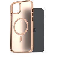 AlzaGuard Matte Case Compatible with Magsafe for iPhone 15 Plus sand yellow - Phone Cover