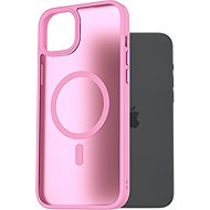 AlzaGuard Matte Case Compatible with Magsafe for iPhone 15 Plus lavender pink - Phone Cover