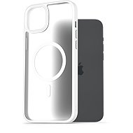 AlzaGuard Matte Case Compatible with Magsafe for iPhone 15 Plus white - Phone Cover