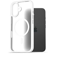 AlzaGuard Matte Case Compatible with Magsafe for iPhone 16 white - Phone Cover