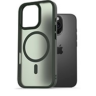 AlzaGuard Matte Case Compatible with Magsafe for iPhone 16 Pro dark green - Phone Cover