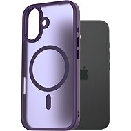 AlzaGuard Matte Case Compatible with Magsafe for iPhone 16 Plus dark purple - Phone Cover