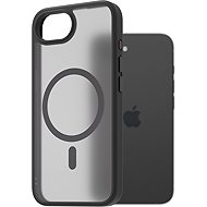 AlzaGuard Matte Case Compatible with Magsafe for iPhone 16e / 17e black - Phone Cover