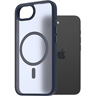 AlzaGuard Matte Case Compatible with Magsafe for iPhone 16e / 17e dark blue - Phone Cover