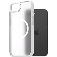 AlzaGuard Matte Case Compatible with Magsafe for iPhone 16e / 17e white - Phone Cover