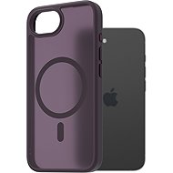 AlzaGuard Matte Case Compatible with Magsafe for iPhone 16e / 17e dark purple - Phone Cover