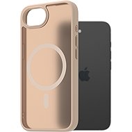 AlzaGuard Matte Case Compatible with Magsafe for iPhone 16e / 17e sand yellow - Phone Cover