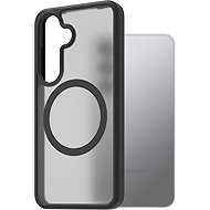 AlzaGuard Matte Case Compatible with Magsafe for Samsung Galaxy S25 black - Phone Cover