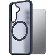 AlzaGuard Matte Case Compatible with Magsafe for Samsung Galaxy S25 dark blue - Phone Cover