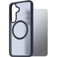AlzaGuard Matte Case Compatible with Magsafe for Samsung Galaxy S25+ dark blue - Phone Cover