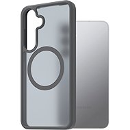 AlzaGuard Matte Case Compatible with Magsafe for Samsung Galaxy S25+ grey - Phone Cover