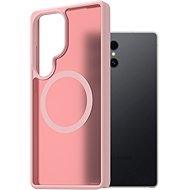 AlzaGuard Matte Case Compatible with Magsafe for Samsung Galaxy S25 Ultra 5G pink - Phone Cover