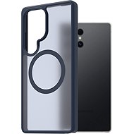 AlzaGuard Matte Case Compatible with Magsafe for Samsung Galaxy S25 Ultra 5G dark blue - Phone Cover