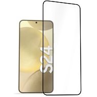 AlzaGuard FlexGlass Samsung Galaxy S24 3D védőfólia - fekete - Üvegfólia