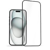 AlzaGuard FullCover iPhone 15 2.5D üvegfólia - Üvegfólia