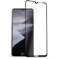 AlzaGuard 2.5D FullCover Glass Protector for Nokia 2.4 Black - Glass Screen Protector