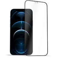 AlzaGuard FullCover Glass Protector iPhone 12 / 12 Pro 2.5D üvegfólia - fekete - Üvegfólia
