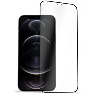 AlzaGuard 2.5D FullCover Glass Protector na iPhone 12 Pro Max čierny - Ochranné sklo