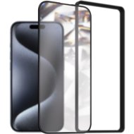 AlzaGuard 3D DiamondShiel Glass for iPhone 15 Pro with installation frame - Glass Screen Protector