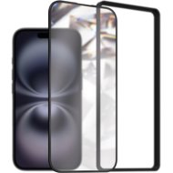 AlzaGuard 3D DiamondShiel Glass for iPhone 16 with installation frame - Glass Screen Protector