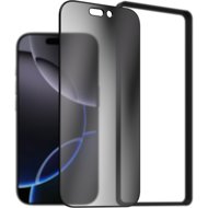 AlzaGuard 2.5D FullCover Privacy Glass Protector for iPhone 16 Pro with installation frame - Glass Screen Protector
