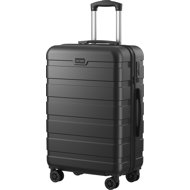 AlzaGuard Traveler Suitcase, sized. M - black - Suitcase