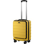 AlzaGuard Business Traveller Suitcase, Size S - Yellow - Suitcase
