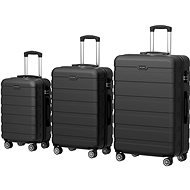 AlzaGuard Traveler Suitcase, 3db - fekete - Bőrönd szett