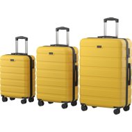 AlzaGuard Traveler Suitcase, 3pcs Set - gelb - Koffer-Set