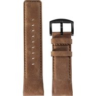AlzaGuard Genuine Leather Band for Garmin QuickFit 22mm - saddle brown - Watch Strap