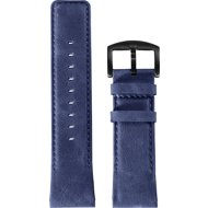 AlzaGuard Genuine Leather Band for Garmin QuickFit 26mm - blue - Watch Strap