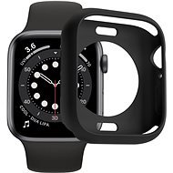 AlzaGuard Matte TPU HalfCase for Apple Watch 44mm Black - Protective Watch Cover