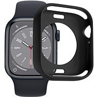 AlzaGuard Matte TPU HalfCase az Apple Watch 45mm számára fekete - Okosóra tok