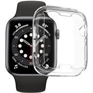 AlzaGuard Crystal Clear TPU FullCase for Apple Watch 44mm - Protective Watch Cover