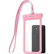 AlzaGuard Waterproof Active Case ružové - Puzdro na mobil