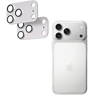 AlzaGuard Metal Lens Protector for iPhone 17 Pro Max silver - Camera Glass