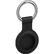 AlzaGuard Silicone Keychain for Airtag Black - AirTag Key Ring