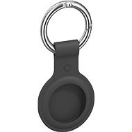 AlzaGuard Silicone Keychain for Airtag Grey - AirTag Key Ring