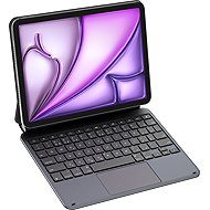 AlzaGuard NoteLite Keyboard Case for Apple iPad 10.9" (2022 / 2024) and 11" (2025) UK - Grey - Tablet Case With Keyboard