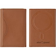 AlzaGuard foldable PU leather wallet Compatible with Magsafe - brown -  MagSafe Wallet