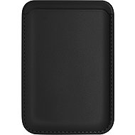 AlzaGuard PU Leather Card Wallet Compatible with Magsafe - black -  MagSafe Wallet