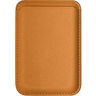 AlzaGuard PU Leather Card Wallet Compatible with Magsafe - mustard yellow -  MagSafe Wallet