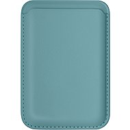 AlzaGuard PU Leather Card Wallet Compatible with Magsafe - sky blue -  MagSafe Wallet