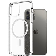 AlzaGuard Crystal Glitter Case Compatible with Magsafe for iPhone 12 / 12 Pro - Phone Cover