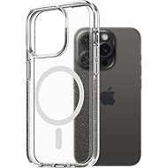 AlzaGuard Crystal Glitter Case Compatible with Magsafe for iPhone 15 Pro - Phone Cover