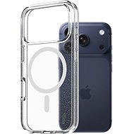 AlzaGuard Crystal Glitter Case Compatible with Magsafe for iPhone 17 Pro - Phone Cover