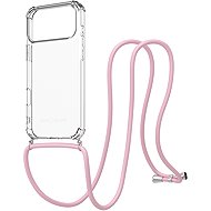 AlzaGuard Luxe Lanyard Case pro iPhone 18 Pro růžový - Phone Cover