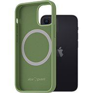 AlzaGuard Silicone Case Compatible with Magsafe for iPhone 12 Mini green - Phone Cover