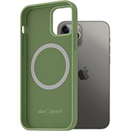 AlzaGuard Silicone Case Compatible with Magsafe for iPhone 12 / 12 Pro green - Phone Cover